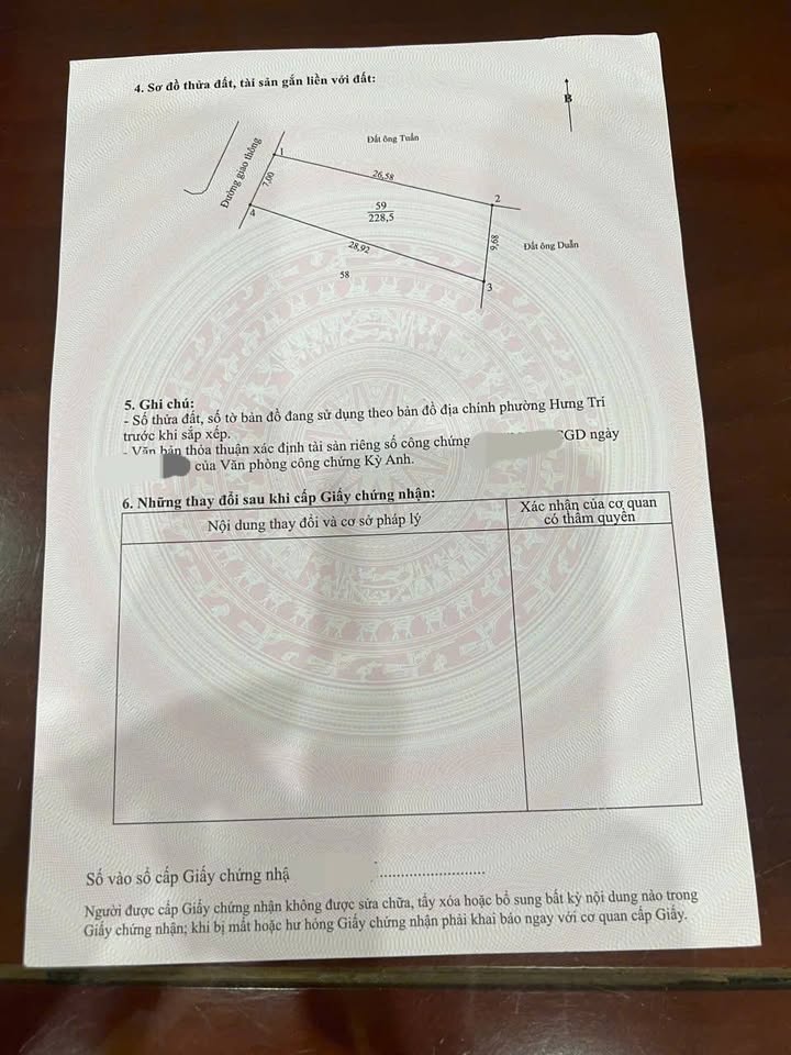 Đất nền Phường Hưng Trí, Thị xã Kỳ Anh 203m² giá 2 tỷ - Cơ hội đầu tư hấp dẫn!