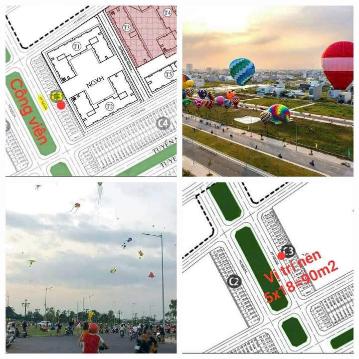 Đất nền Golden Long Xuyên 90m² giá 3 tỷ - Mặt tiền công viên lớn!