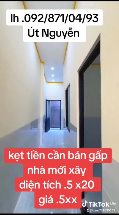 Nhà mới xây tại Xã Phước Đông, Huyện Gò Dầu, 100m² chỉ 500 triệu - Bán gấp!
