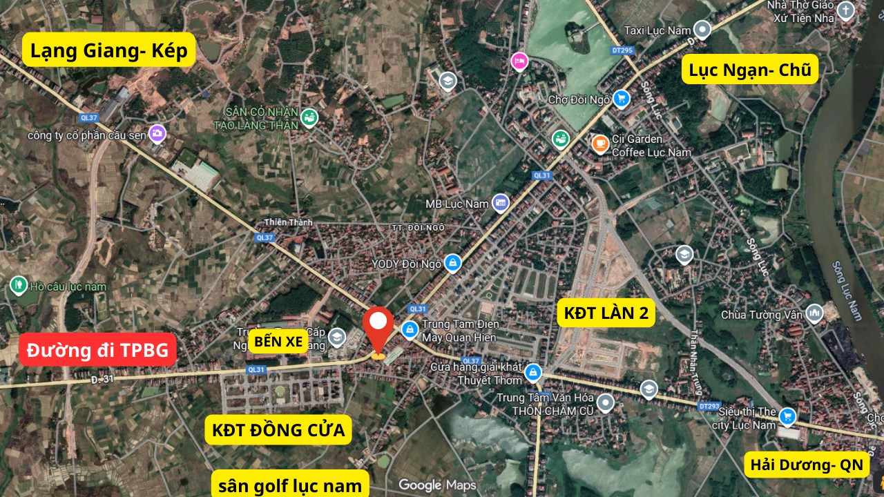 Đất mặt tiền Phố Thanh Xuân, Xã Lục Nam, 150m² - Cơ hội kinh doanh tuyệt vời!