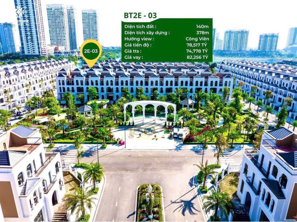 Bán gấp Townhouse Ciputra Tây Hồ 150m² giá chỉ 75 tỷ - Sổ đỏ lâu dài!