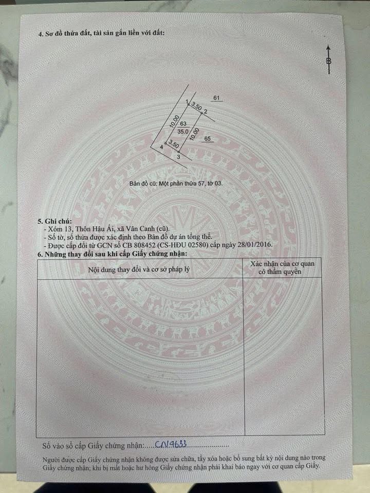 Nhà 5 tầng lô góc gần mặt phố Vành Đai 3.5 - 35m² - Sổ đỏ chính chủ