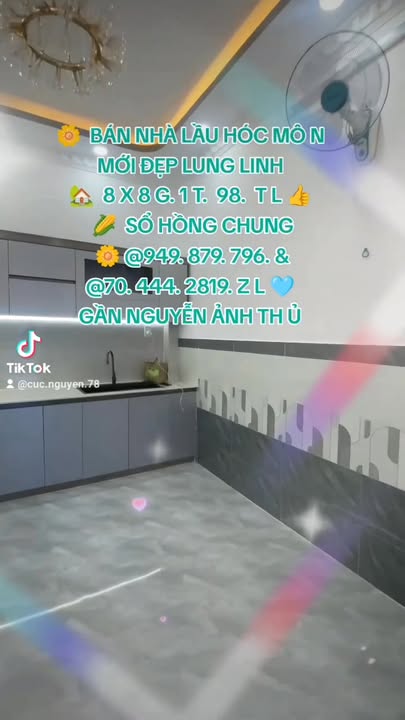 Nhà lầu đẹp Hóc Môn 64m² giá 1.98 tỷ - Dọn vào ở ngay đón Tết!