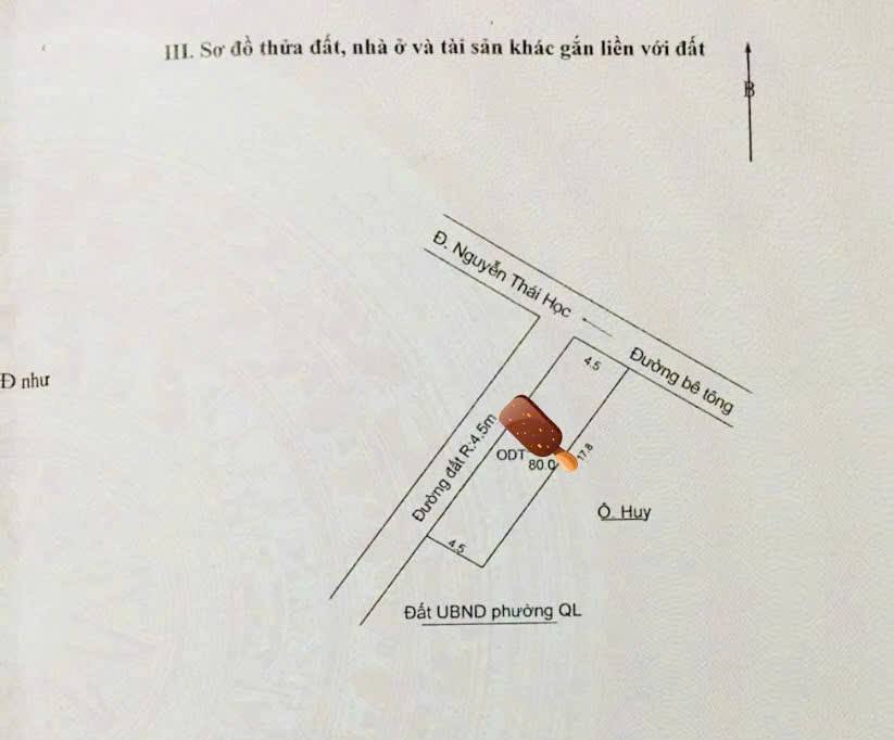 Đất nền Phường Nguyễn Thái Học 80.1m² giá 1 tỷ - Tiện ích đầy đủ xung quanh!