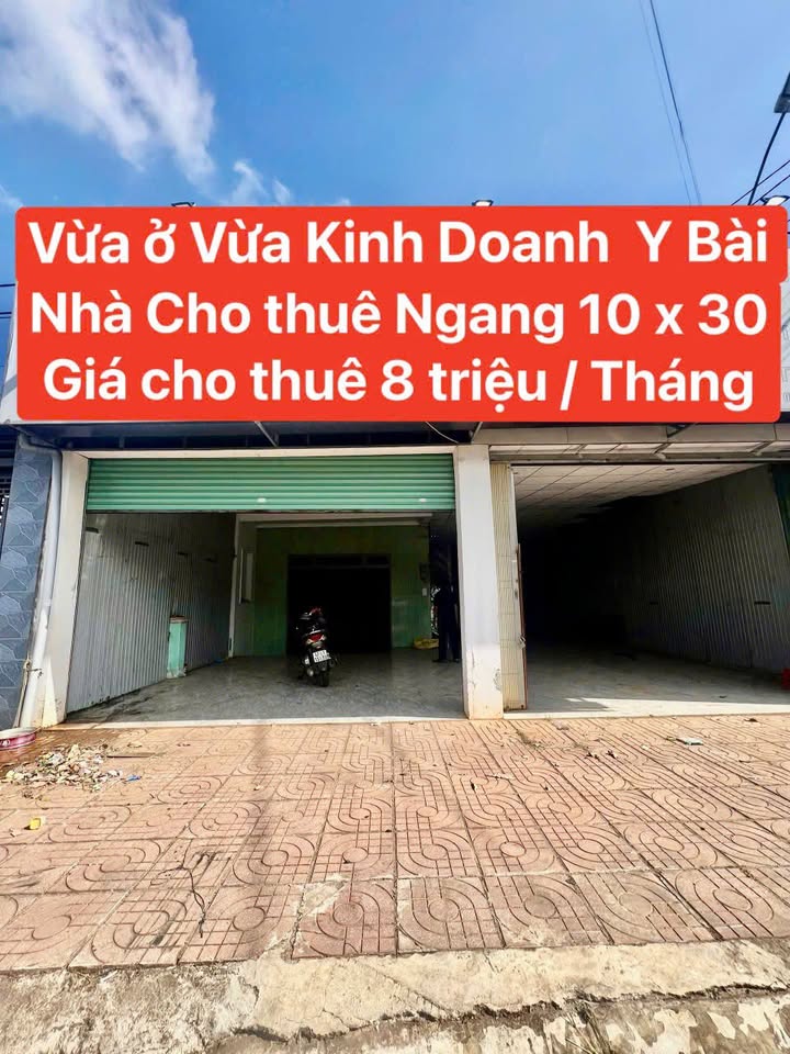 Nhà mặt tiền kinh doanh đường Y Ngông Nối dài 300m² giá chỉ 8 triệu/tháng - Cơ hội đầu tư tuyệt vời!