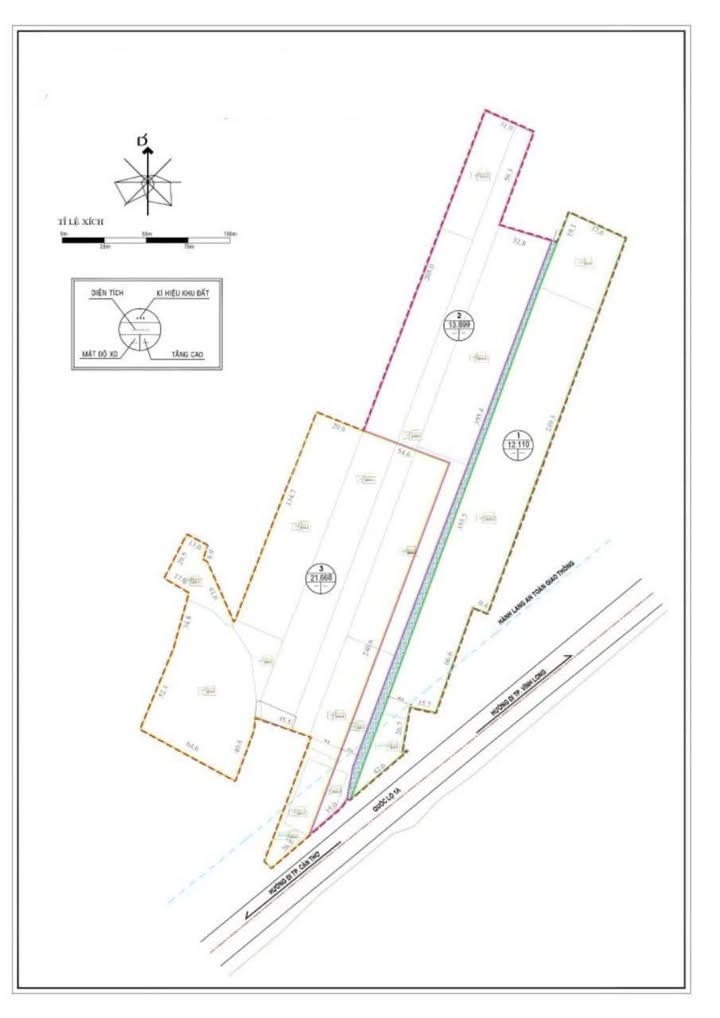 Đất mặt tiền Quốc Lộ 1A, Song Phú, 47,993m² giá 65 tỷ - Cơ hội đầu tư vàng!