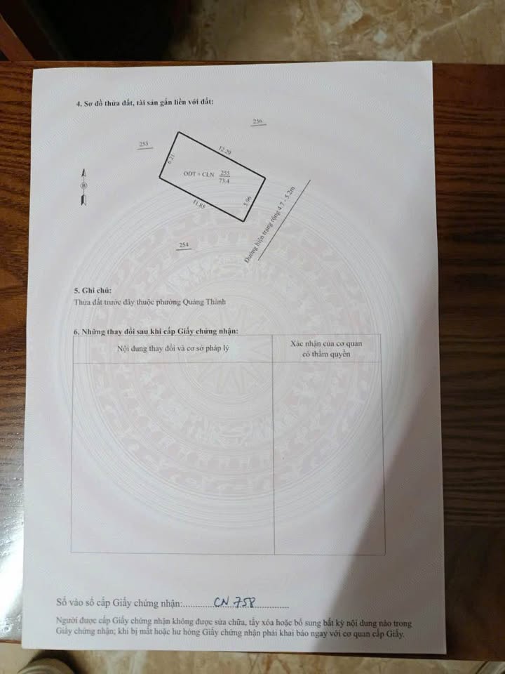 Nhà phố Thành Mai - Quảng Thành 73.4m² giá 3 tỷ - Mặt tiền rộng đẹp!