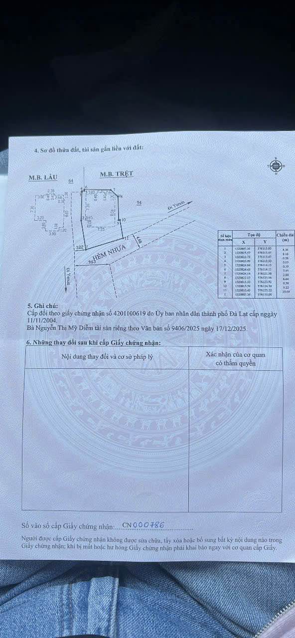 Đất nền góc 2 mặt tiền đường Yersin Đà Lạt 81.8m² giá 8.2 tỷ - Cơ hội đầu tư hấp dẫn!
