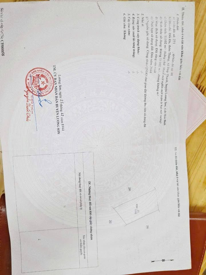 Đất nghỉ dưỡng Cao Dương Hòa Bình 1,2ha giá chỉ 2,5 tỷ - Cơ hội đầu tư hấp dẫn!