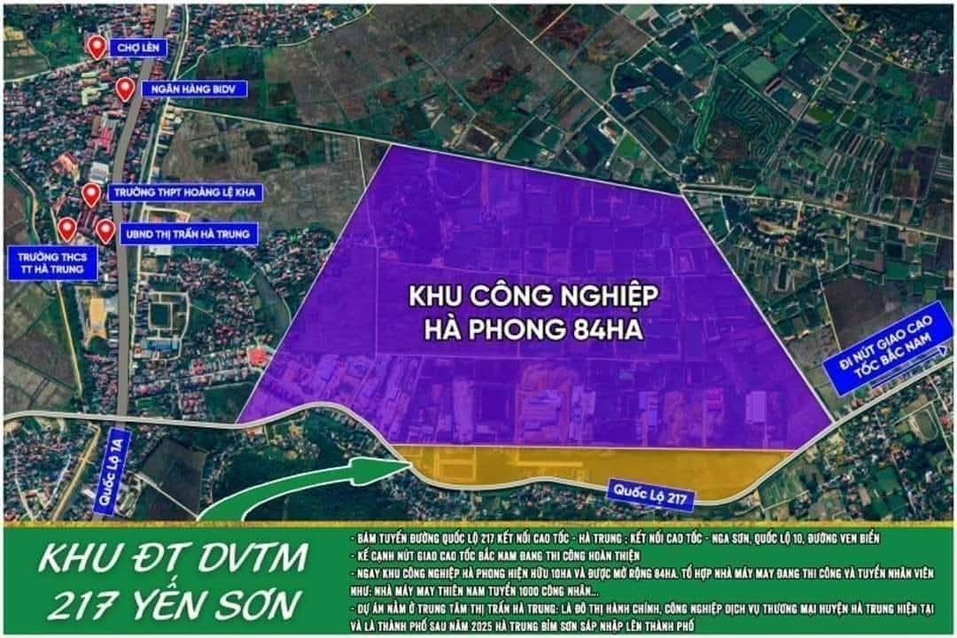 Đất KCN Hà Phong, Thanh Hóa 138m² - Đầu tư sinh lời hấp dẫn!