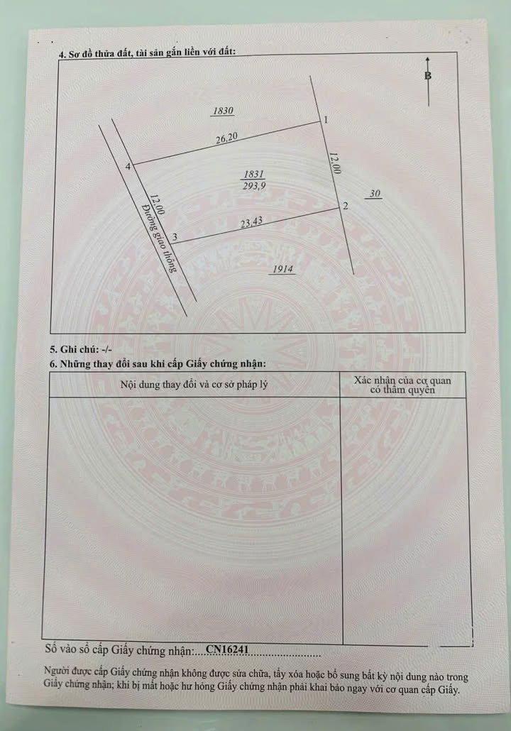 Đất thổ cư 300m² Phường Trung Thành, Phổ Yên, Thái Nguyên giá 1.2 tỷ - Cơ hội đầu tư hấp dẫn!