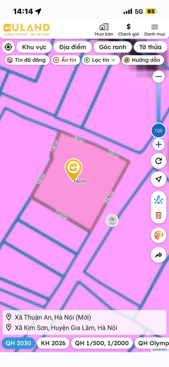 Đất nền 140m² Phường Thuận Giao giá 8.68 tỷ - Lô góc view hồ cực đẹp!