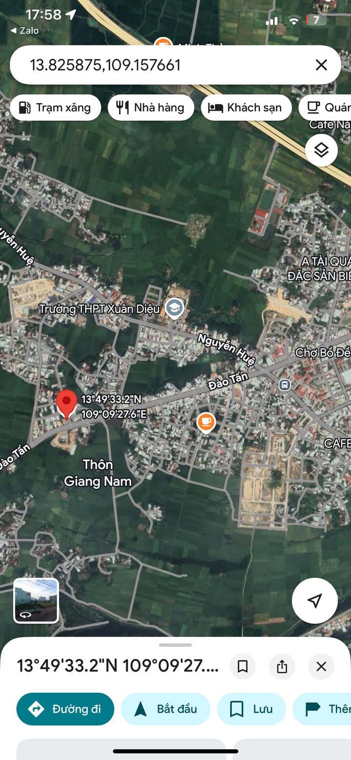 Đất nền góc 3 mặt tiền tại Công Chánh, Tuy Phước 195m² giá 3.8 tỷ - Cơ hội đầu tư hiếm có!