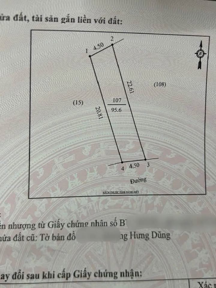 Đất nền đẹp tại Văn Trung, Hưng Dũng 95.6m² giá 4 tỷ - Cơ hội đầu tư tuyệt vời!