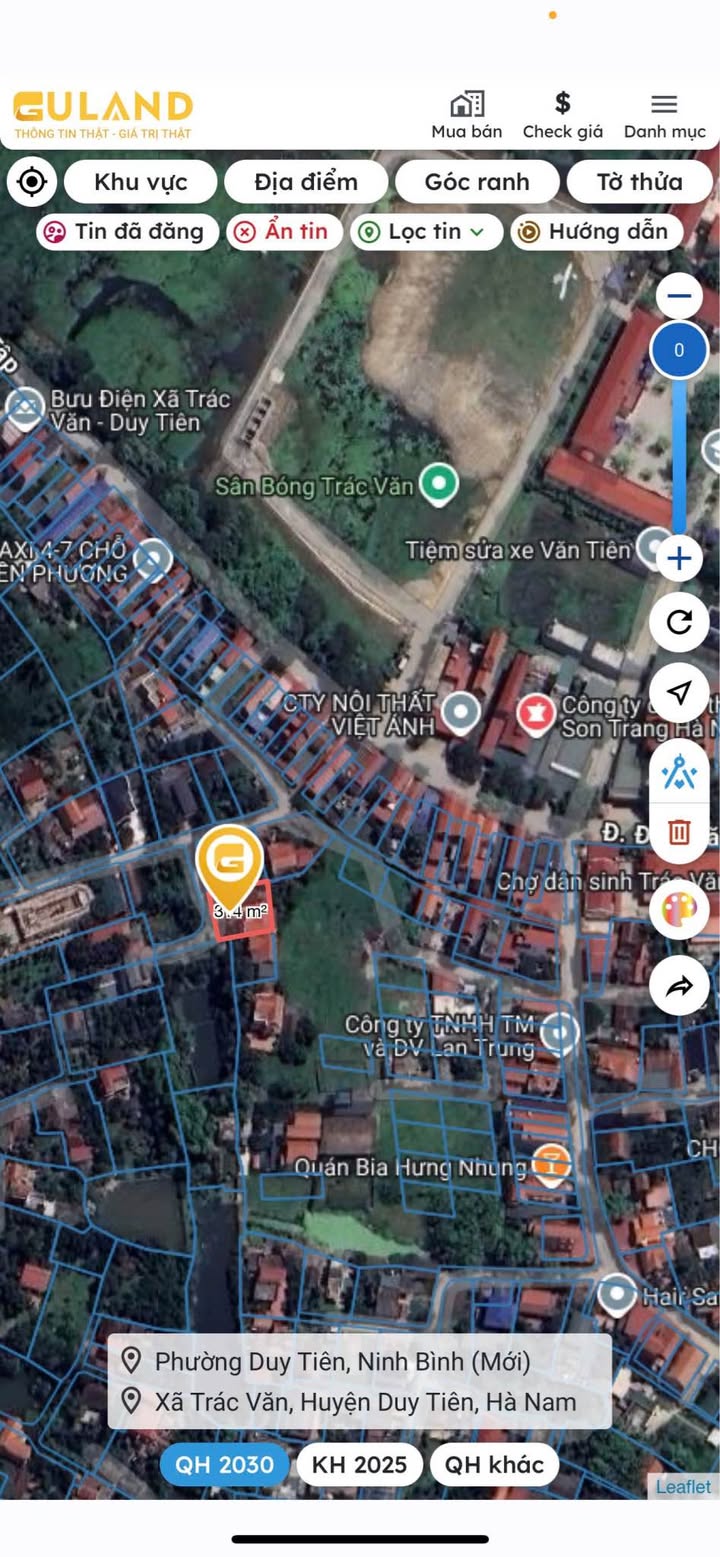 Đất mặt tiền 10m tại Xã Trác Văn, 248m² - Tiềm năng đầu tư lớn!