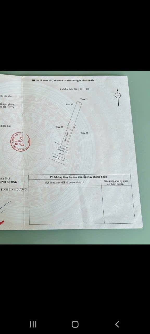 Đất có vườn An Sơn, Thuận An, Bình Dương 844m² giá 10.12 tỷ - Cơ hội đầu tư tuyệt vời!