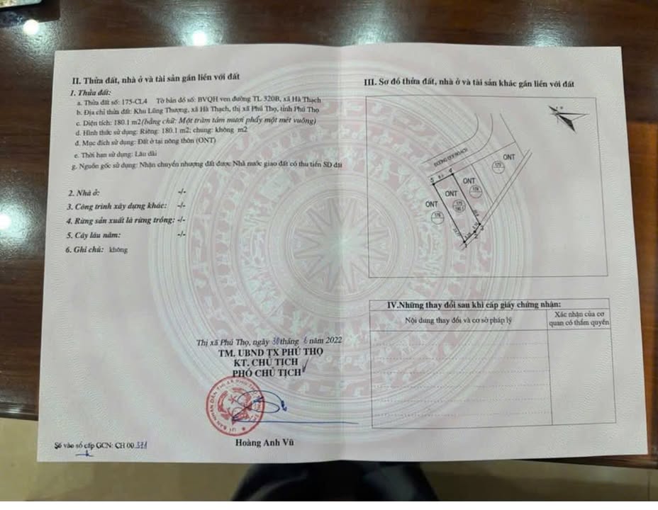 Đất nền gần cổng phụ KCN Phú Hà 180m² giá 3 tỷ - Cơ hội đầu tư hấp dẫn!