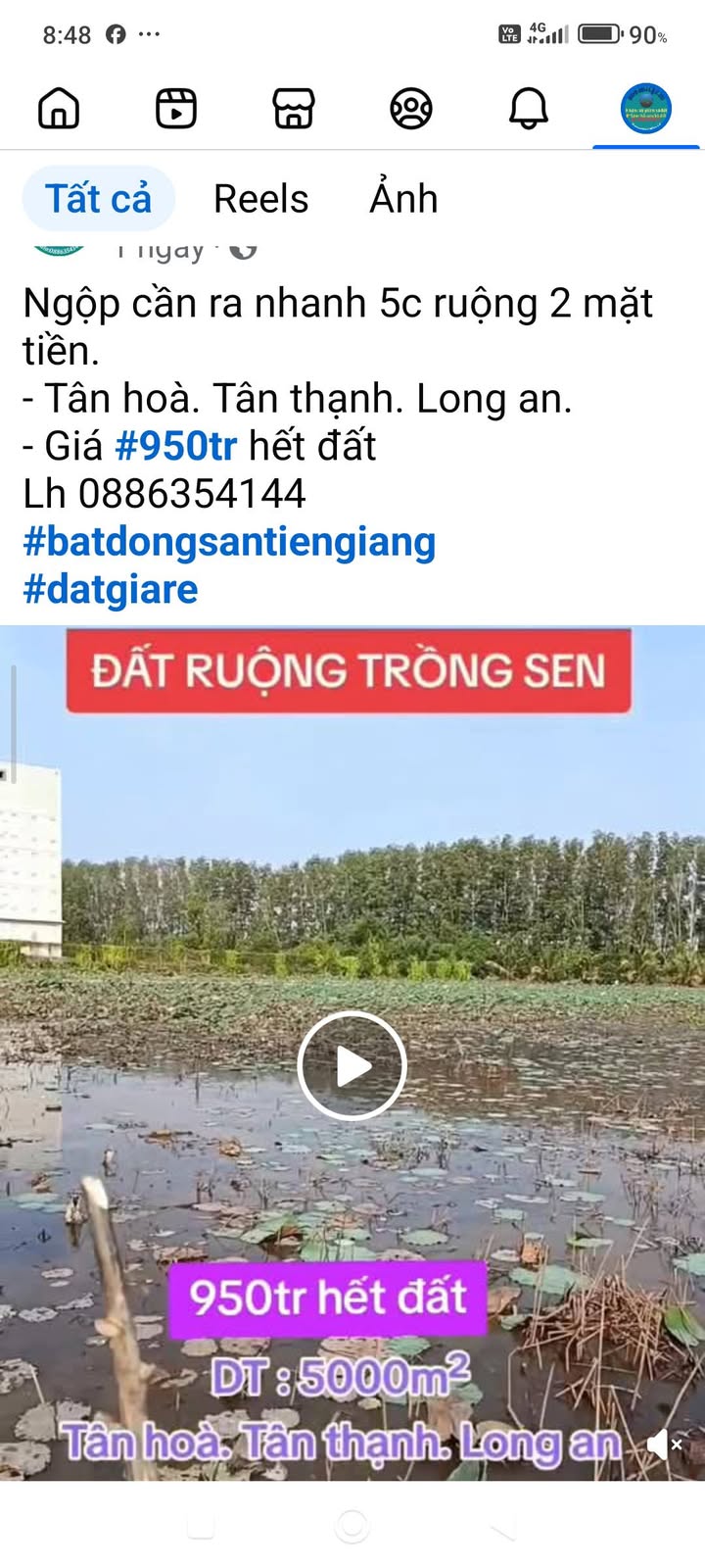 Đất Farm 5000m² tại Tân Hòa Đông, giá chỉ 850 triệu - Cơ hội đầu tư không thể bỏ lỡ!