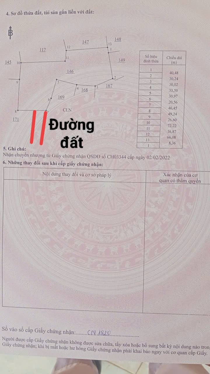 Đất nền 9 sào Lộc Ninh giá 600 triệu - Cơ hội đầu tư hấp dẫn!