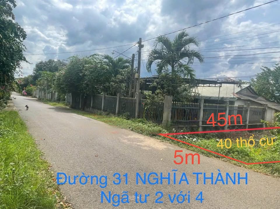 Đất nền Nghĩa Thành, Châu Đức 225m² giá 1.36 tỷ - Tiềm năng đầu tư lớn!