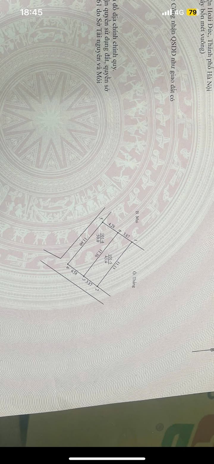 Nhà dân xây 4 tầng tại Huyện Ứng Hòa 43m² giá 6 tỷ - Ô tô con vào tận nhà!