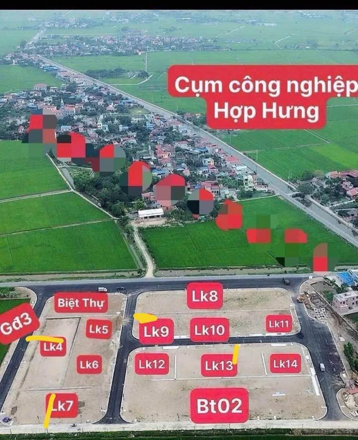 Đất mặt đường Hợp Hưng 100m² giá 1.65 tỷ - Tiềm năng phát triển lớn!