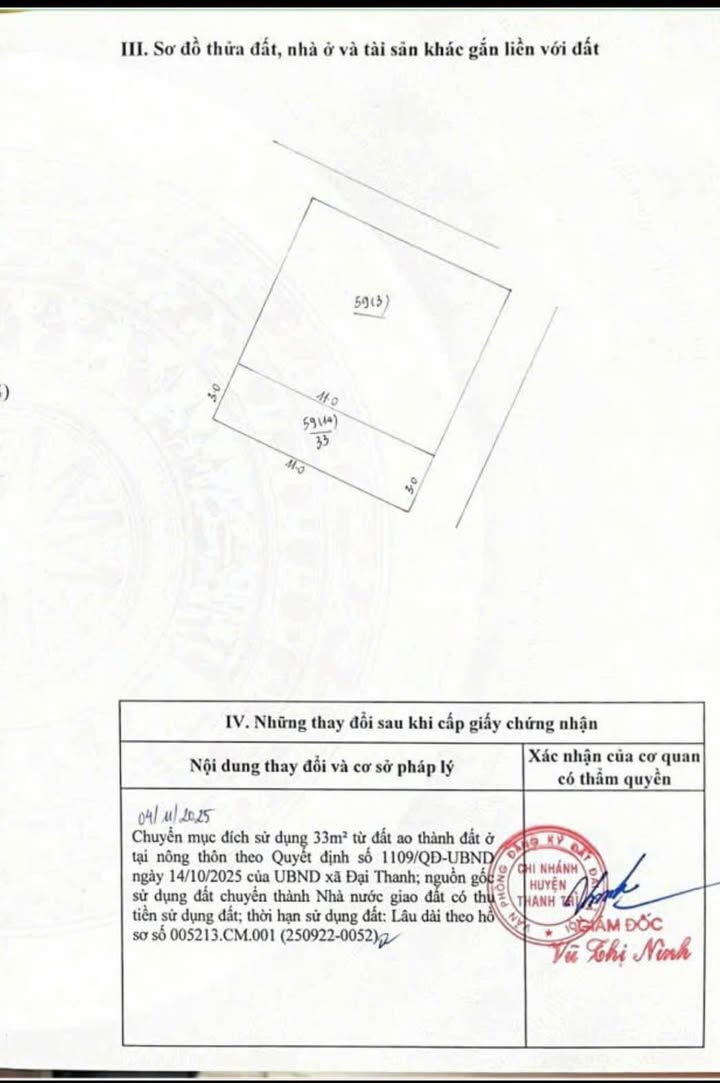 Đất nền Tả Thanh Oai, Hà Đông 33m² giá 3 tỷ - Đầu tư sinh lời ngay!