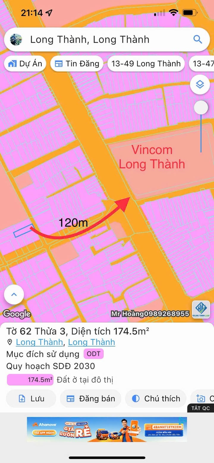 Nhà mặt tiền Nguyễn Văn Trị, Long Thành 174m² giá 6,5 tỷ - Đầu tư sinh lời ngay!
