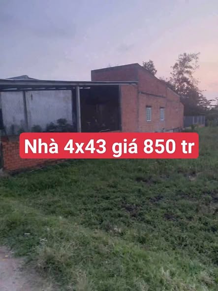 Nhà riêng Đức Hòa Thượng, 172m² giá chỉ 860 triệu - Ô tô vào tận nhà!