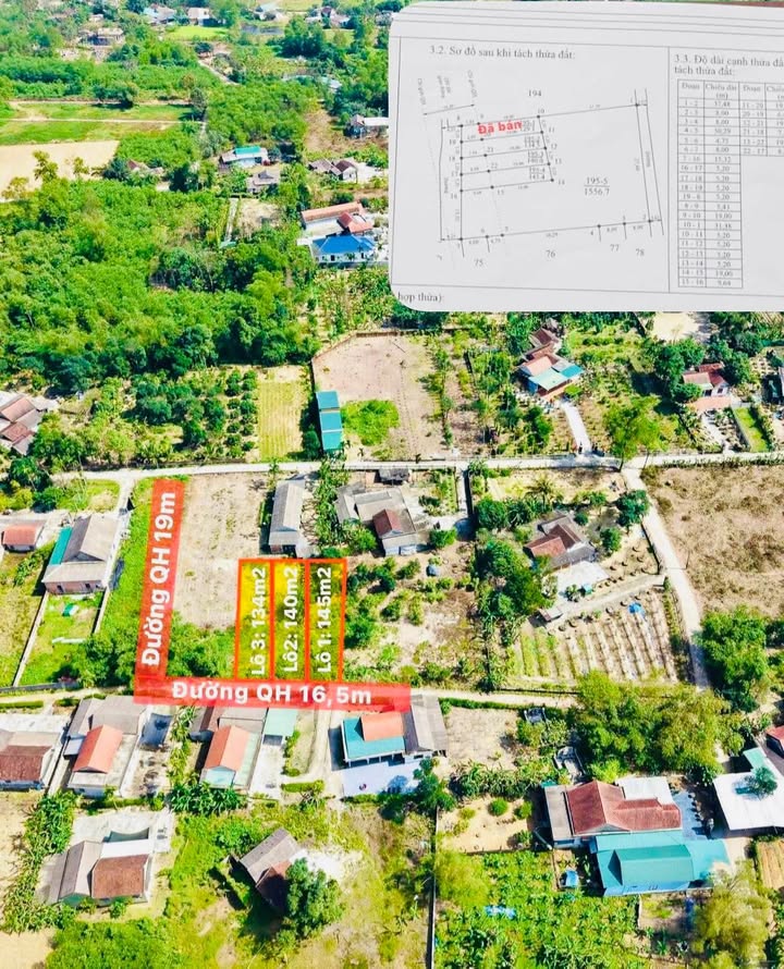 Đất nền TDP 1 - Hương Trà, Huế 134m² giá 400 triệu - Cơ hội đầu tư hấp dẫn!