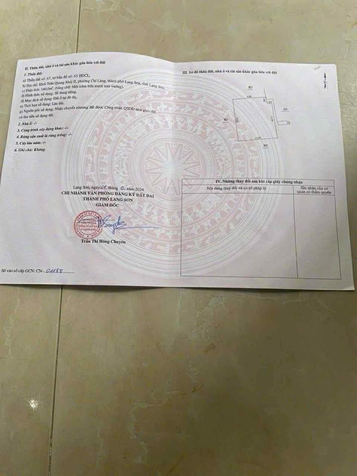 Đất thổ cư 520m² đường Trần Quang Khải - Giá thỏa thuận, bán gấp!