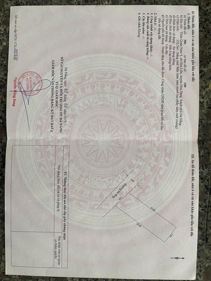 Đất nền 152m² tại Kiệt 4m, Quận Liên Chiểu - Giá chỉ 1.4 tỷ, cơ hội đầu tư tuyệt vời!