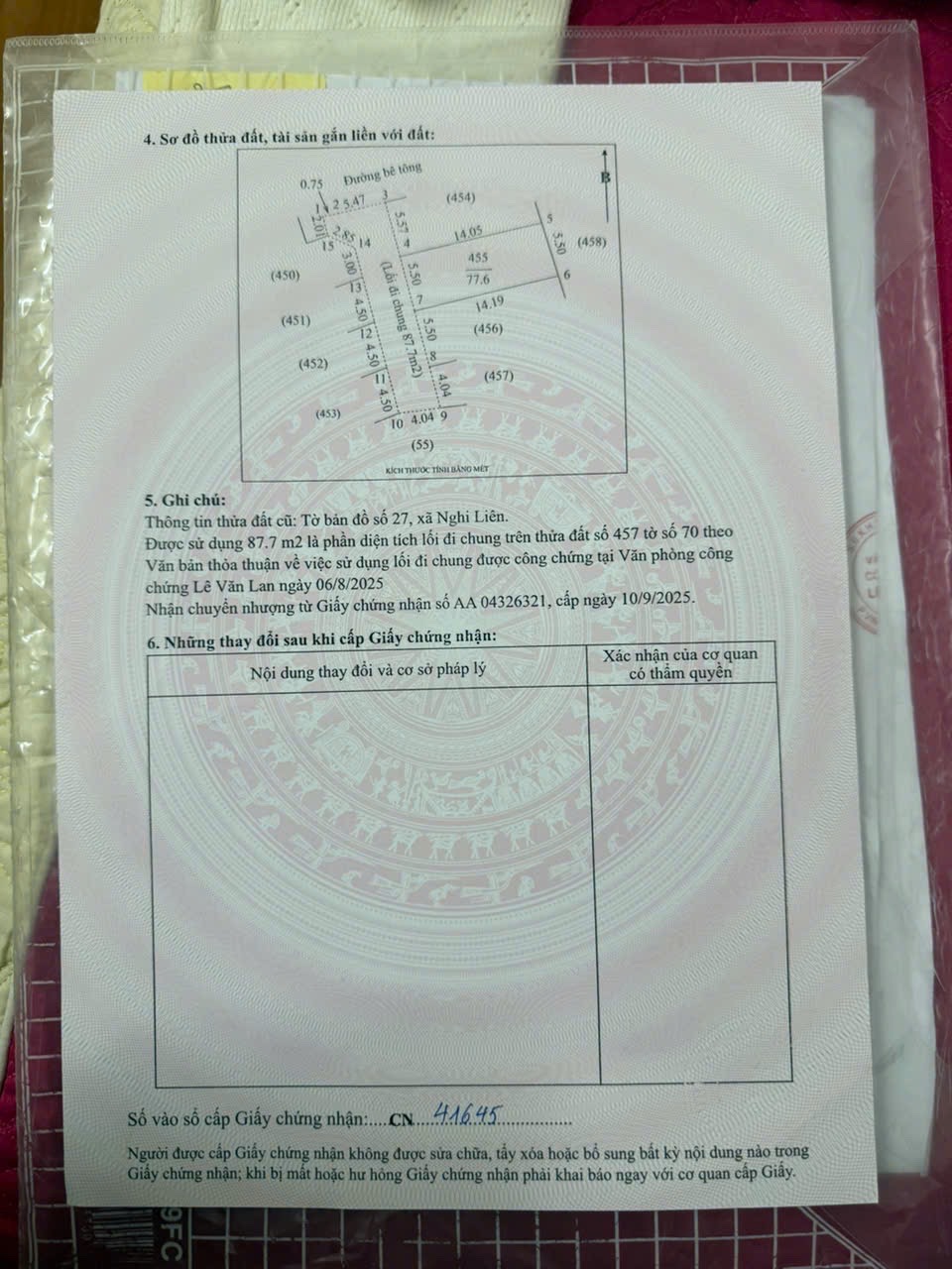 Bán lô đất Nghi Liên sát bệnh viện Phổi