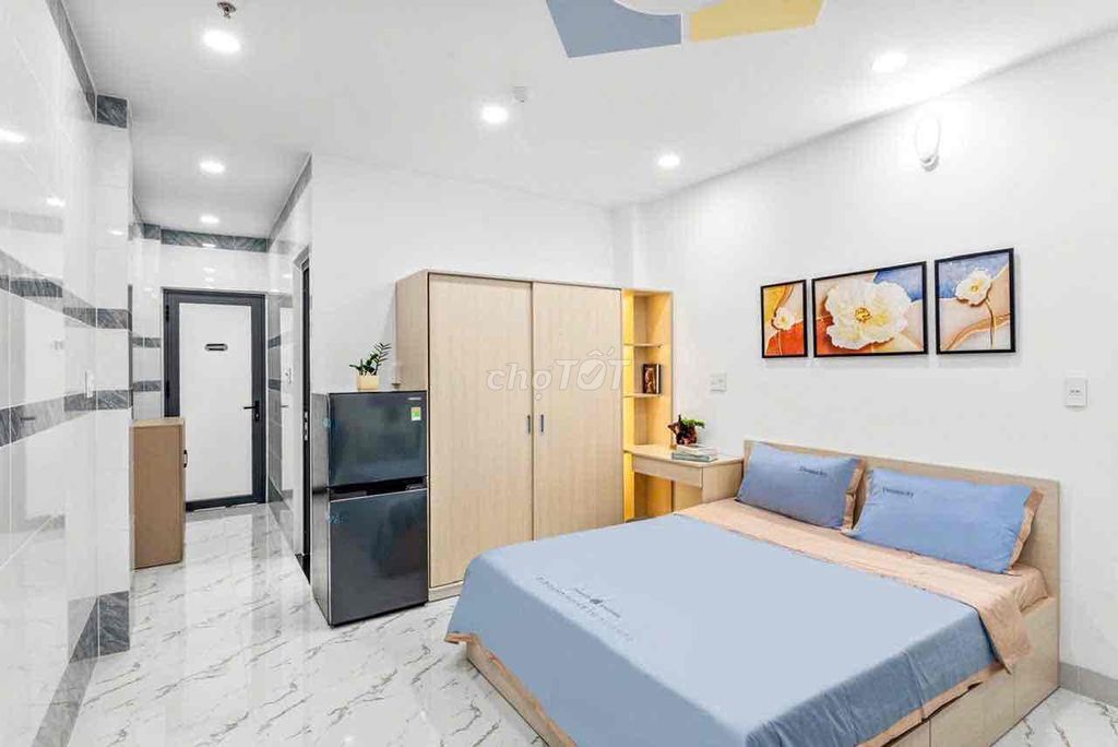 Căn hộ 1PN Lê Quang Định 38m² giá 7.2 triệu - Tiện nghi đầy đủ, chỉ cần xách vali vào ở!