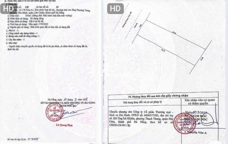 Đất liền kề đường Phan Thị Nể, Hòa Minh, 208m², giá 14.5 tỷ - Cơ hội đầu tư tuyệt vời!