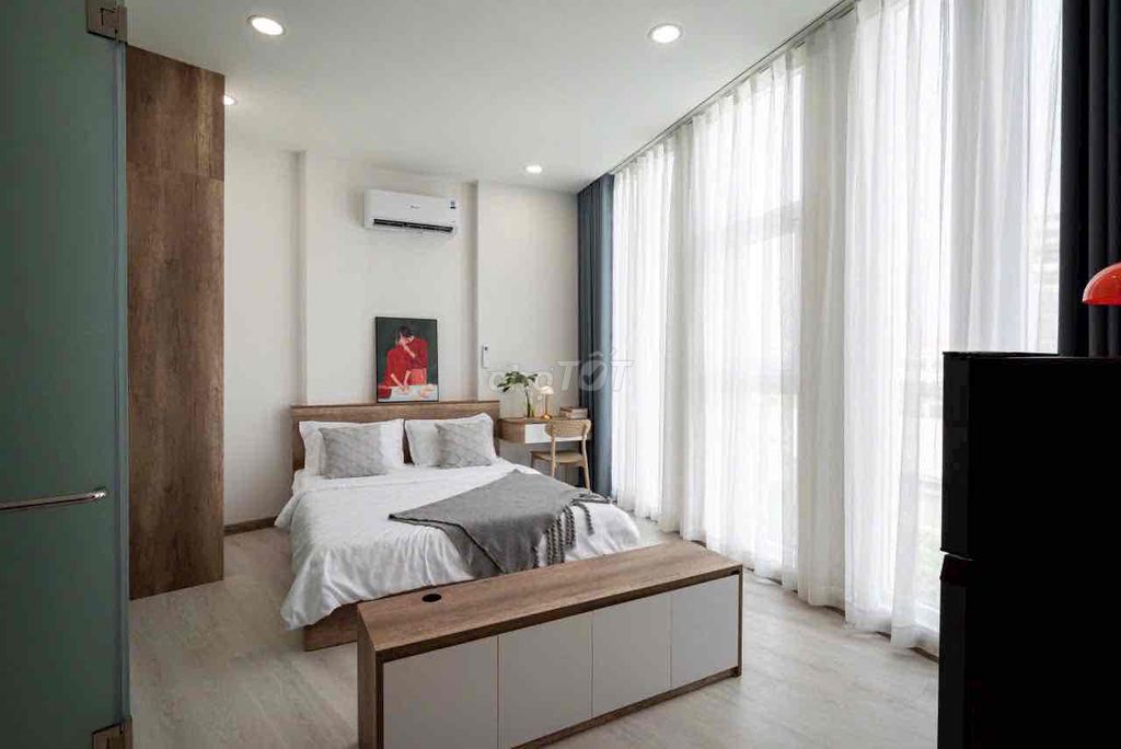 Căn hộ studio mới xây tại Tân Bình 30m² chỉ 8.5 triệu - Full nội thất thoáng mát!