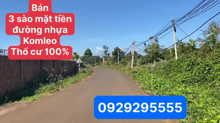 Đất thổ cư 1080m² tại Buôn Komleo, Đắk Lắk - Đầu tư sinh lời ngay!