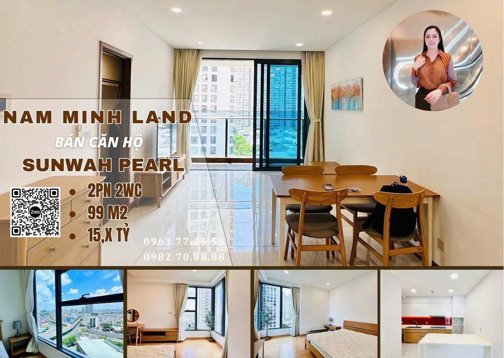 Căn hộ Sunwah Pearl Quận Bình Thạnh 99m² giá 15 tỷ - Full nội thất cao cấp!