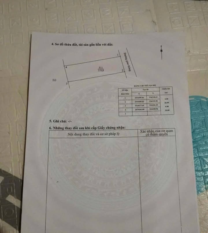 Đất thổ cư Thôn Đan Trung - Xã Thạch Hà 119.8m² giá 1.2 tỷ - Đường thông rộng rãi!