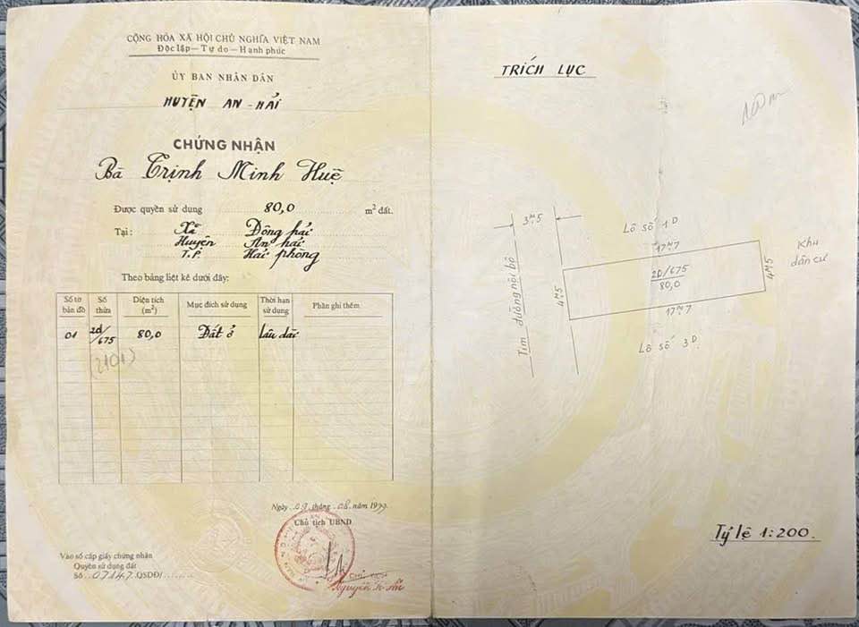 Lô đất đẹp Phương Lưu Hải An 80m² giá chỉ 4 tỷ - Vị trí cực đẹp!