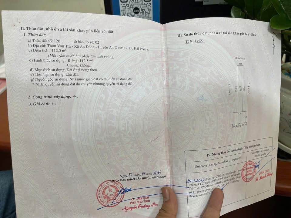 Nhà 2 tầng Bãi Huyện Vân Tra 112,5m² giá 4,3 tỷ - Đầu tư sinh lời ngay!