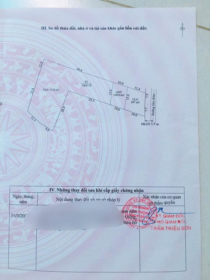 Đất nền Phượng Sơn, Bắc Giang 1657m² giá 2 tỷ - Tiềm năng đầu tư lớn!