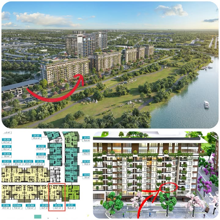 Căn hộ EcoRiver Riverside Hải Dương 66m² giá 3 tỷ - View sông đẹp tuyệt vời!