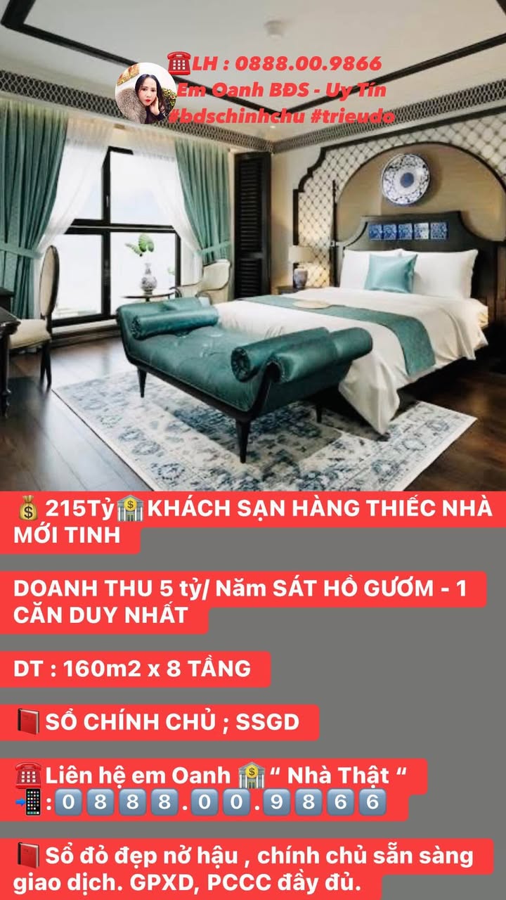 Khách sạn mặt phố Hàng Thiếc, Hoàn Kiếm 160m² giá 215 tỷ - Đầu tư sinh lời hấp dẫn!