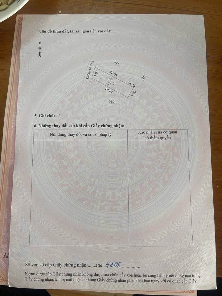 Đất thổ cư 174m² tại xóm Bãi Đa - Lạc Lương, Phú Thọ giá tốt - Pháp lý rõ ràng!