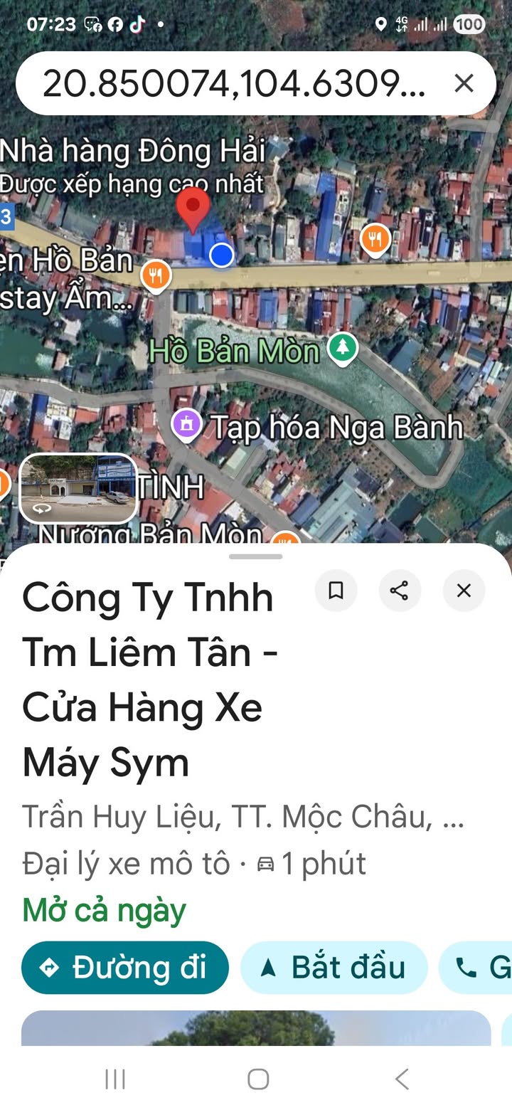 Nhà bán tại Bản Mòn, Huyện Mộc Châu, 160m² - Vị trí vàng cho kinh doanh