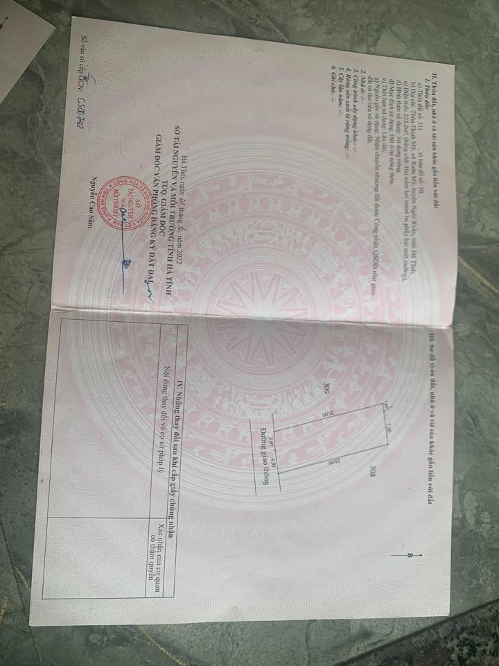 Đất thổ cư Phường Mỹ Xuân 225m² giá 1.8 tỷ - Cơ hội hiếm có!