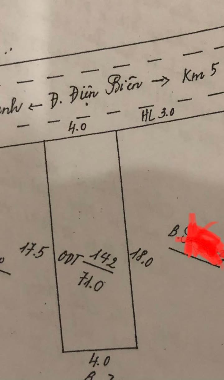 Bán nhà mặt đường Điện Biên, TP Lào Cai 68m² - Đầu tư sinh lời tốt!
