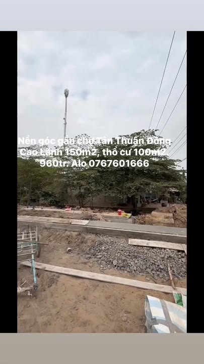 Đất nền góc Ấp Tân Phát, Cao Lãnh 168m² giá 960 triệu - Cơ hội đầu tư hấp dẫn!