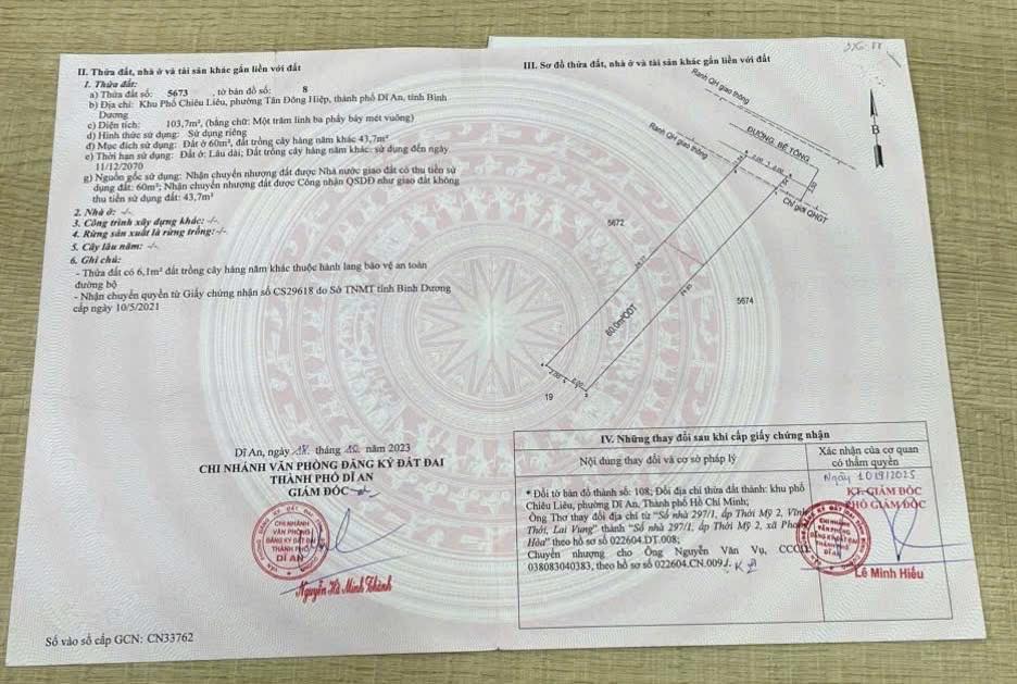 Đất thổ cư Phường An Khánh, TP Thủ Đức 103m² giá 3.3 tỷ - Cơ hội đầu tư hấp dẫn!